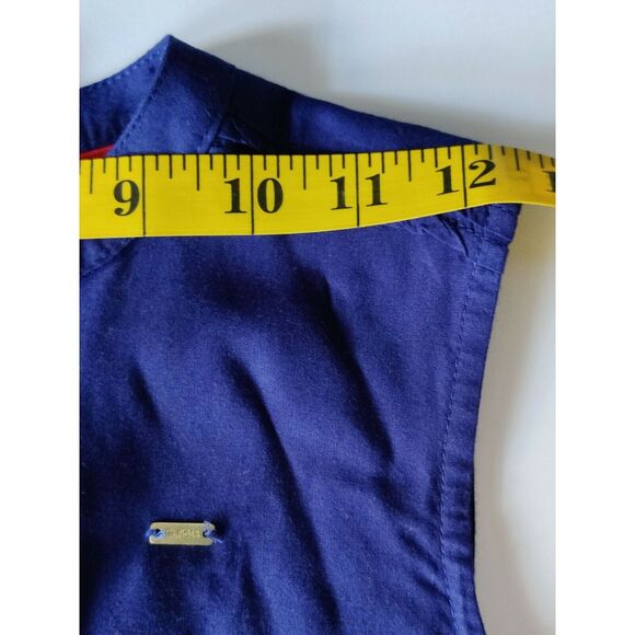 Tommy Hilfiger Womens Jumpsuit Button Front Sleeveless‎ Drawstring Waist Size 12 - Picture 7 of 12